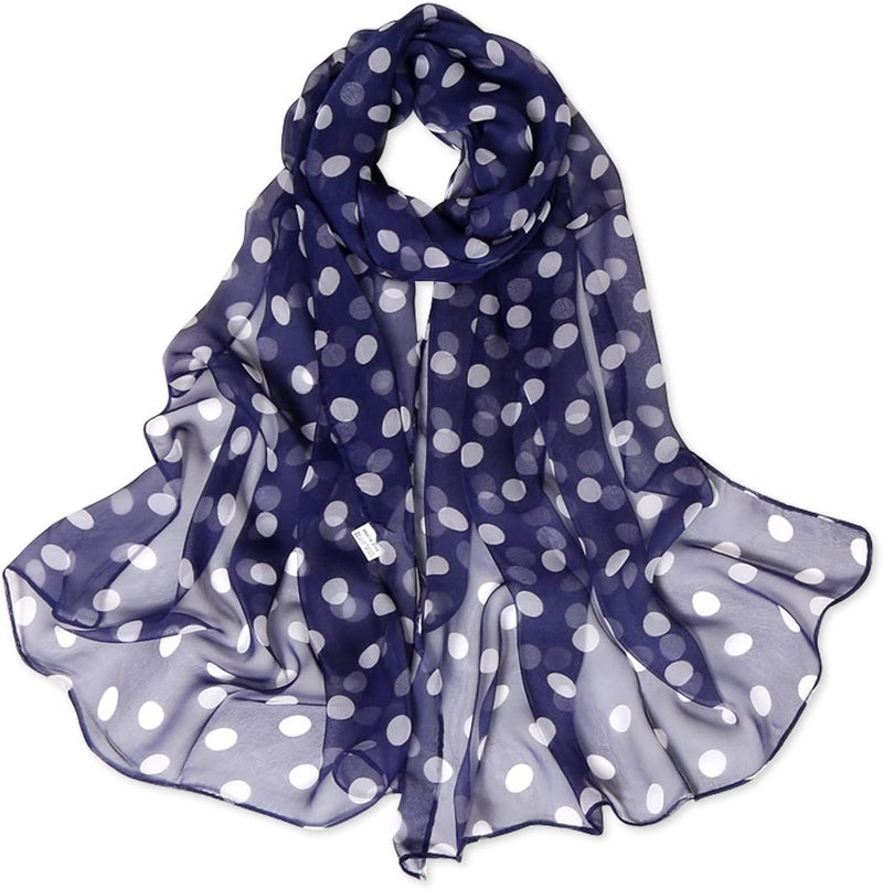 E-Clover Herebuy - Unique Women's Floral Scarves: Chiffon Flowers & Birds Printed Scarf - Image 1
